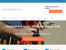 Tablet Screenshot of klusjesman-expres.nl